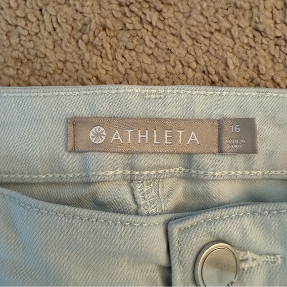 Athleta Sculptek Light Blue Denim Jeans 16 - Picture 11 of 11